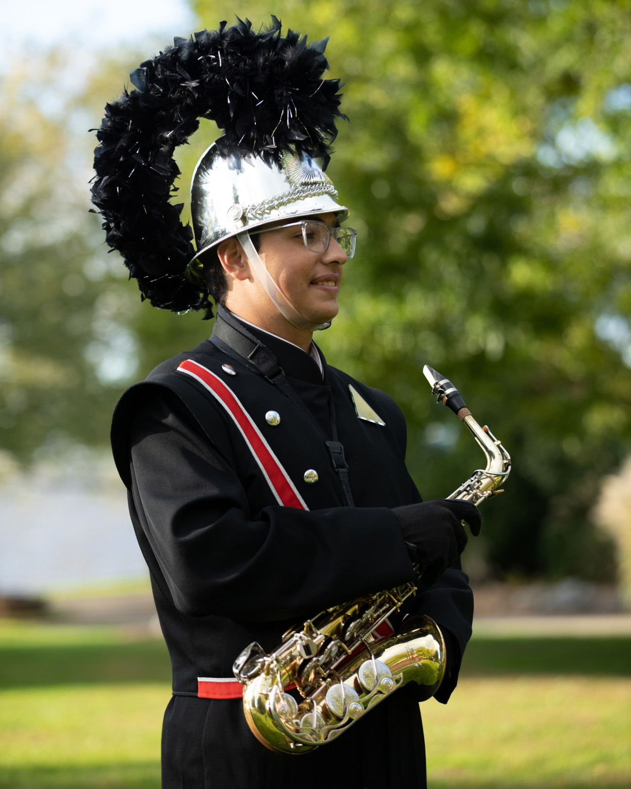 Marching Band Saxophone player