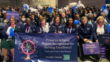 Magnet nurses posing for picture